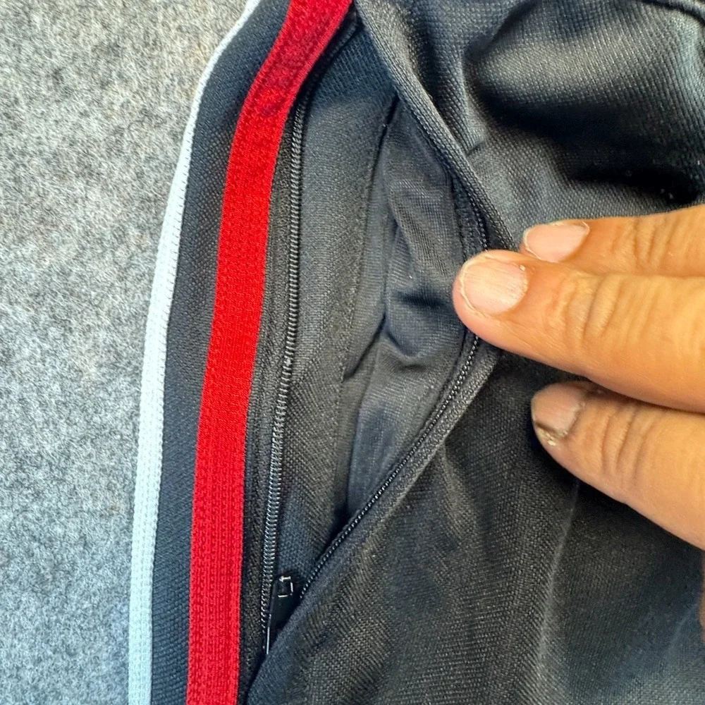 Adidas Tiro 19 Training Pants Men's Small‎ Black With Red Blue White Stripes